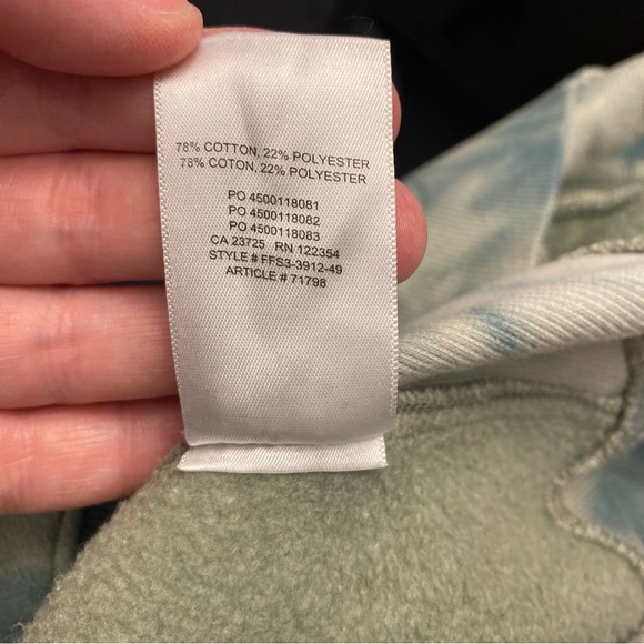 TNA hoodie tye dye size 1 comfy oversized fit - Picture 5 of 6